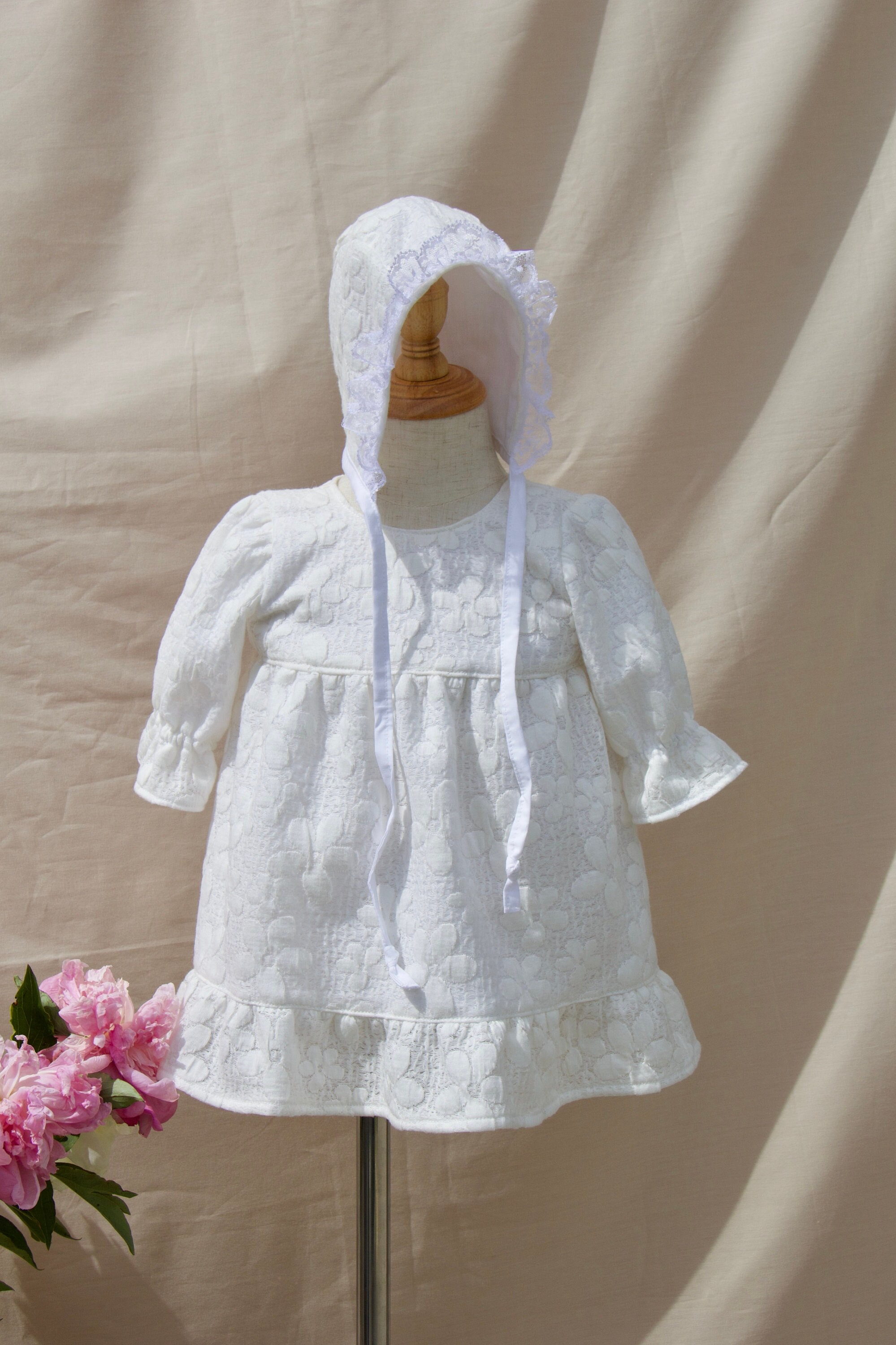 White Cotton Lace Dress 3t - Etsy