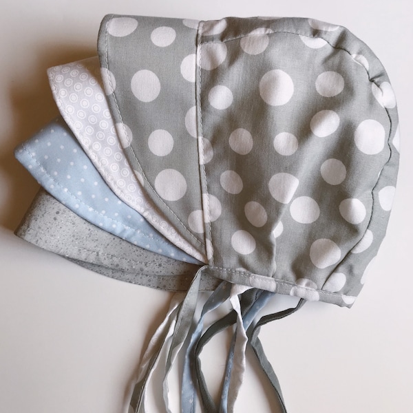 Boys and/or Girls Visor Baby Bonnets