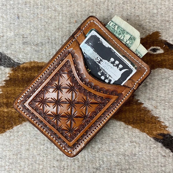 Genuine Leather, Magnetic Money Clip, Belt Clip Wallet.