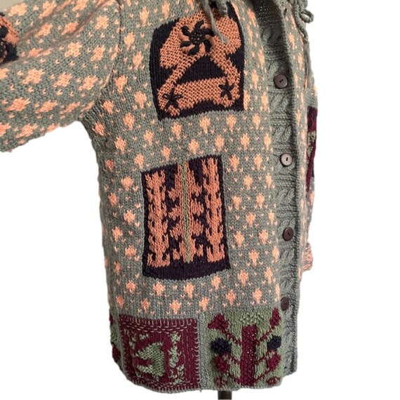 Cote-Rotie Gray Orange Patchwork Patterned Kidcor… - image 5