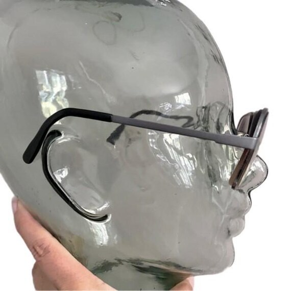 Vintage Silhouette Rectangular Aviator Glasses Fr… - image 5