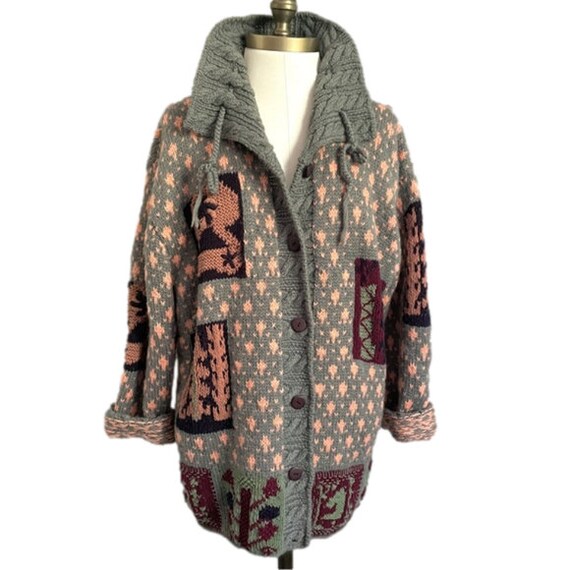 Cote-Rotie Gray Orange Patchwork Patterned Kidcor… - image 2