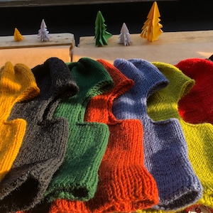 Handmade Knitted Balaclava: Wool Winter Face Mask