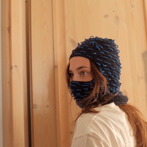Handmade Wool Balaclava: Knitted Winter Face Mask