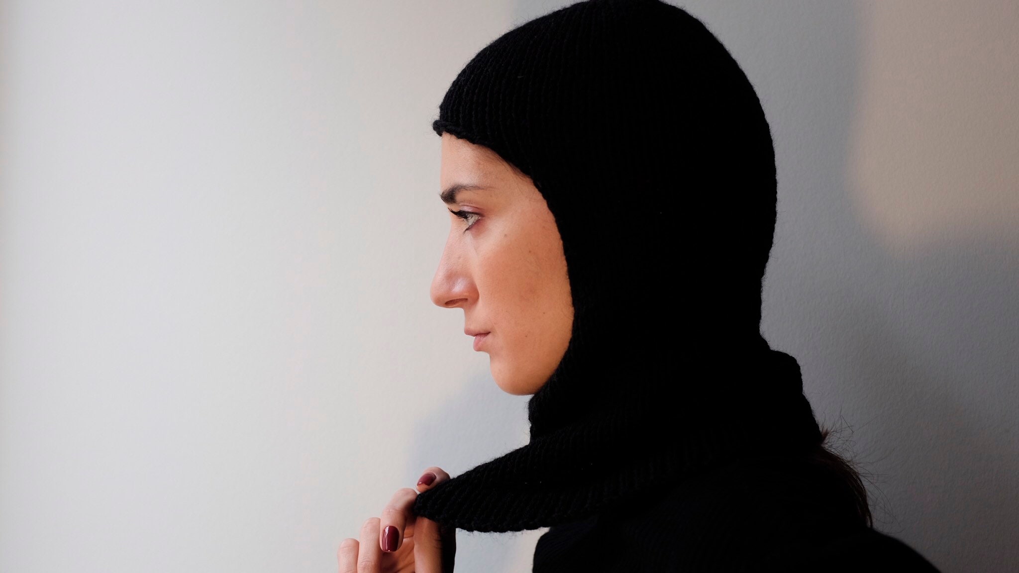 Hand Knitted Balaclava Winter Hat: Wool Face Mask