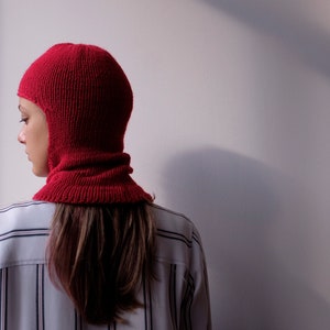 Handmade Wool Balaclava: Knitted Full Face Winter Mask