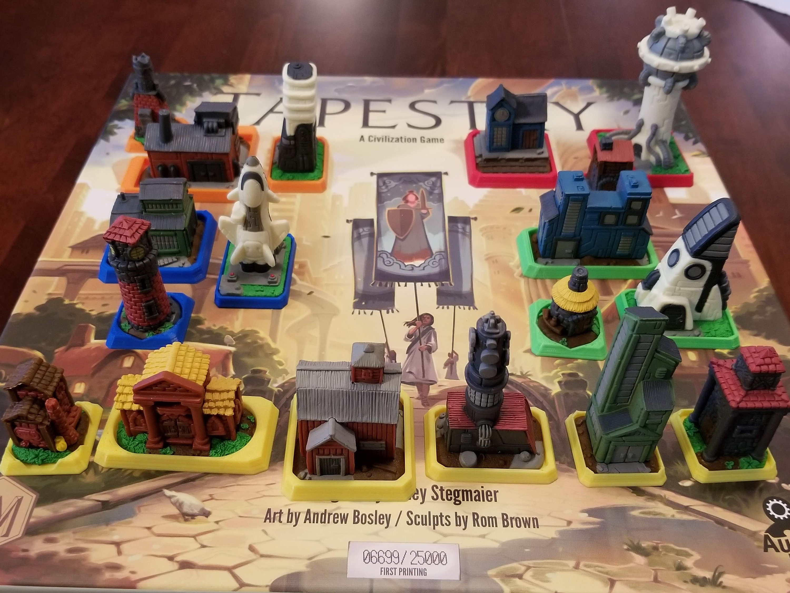 Snap on Bases for Landmarks in Tapestry Board Game Etsy Canada