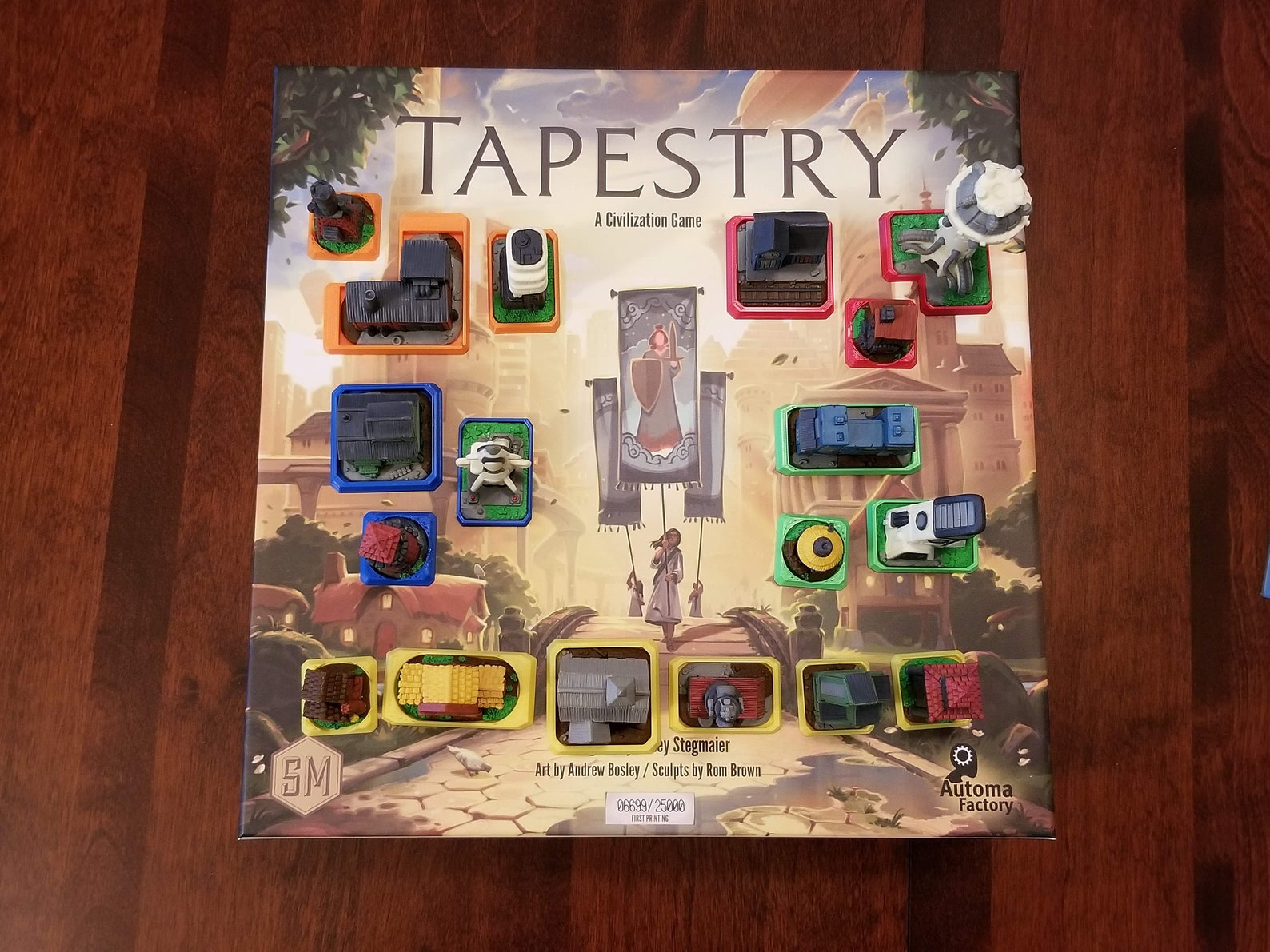 Tapestry Board Game Snap on Bases for Landmarks STL Files Etsy