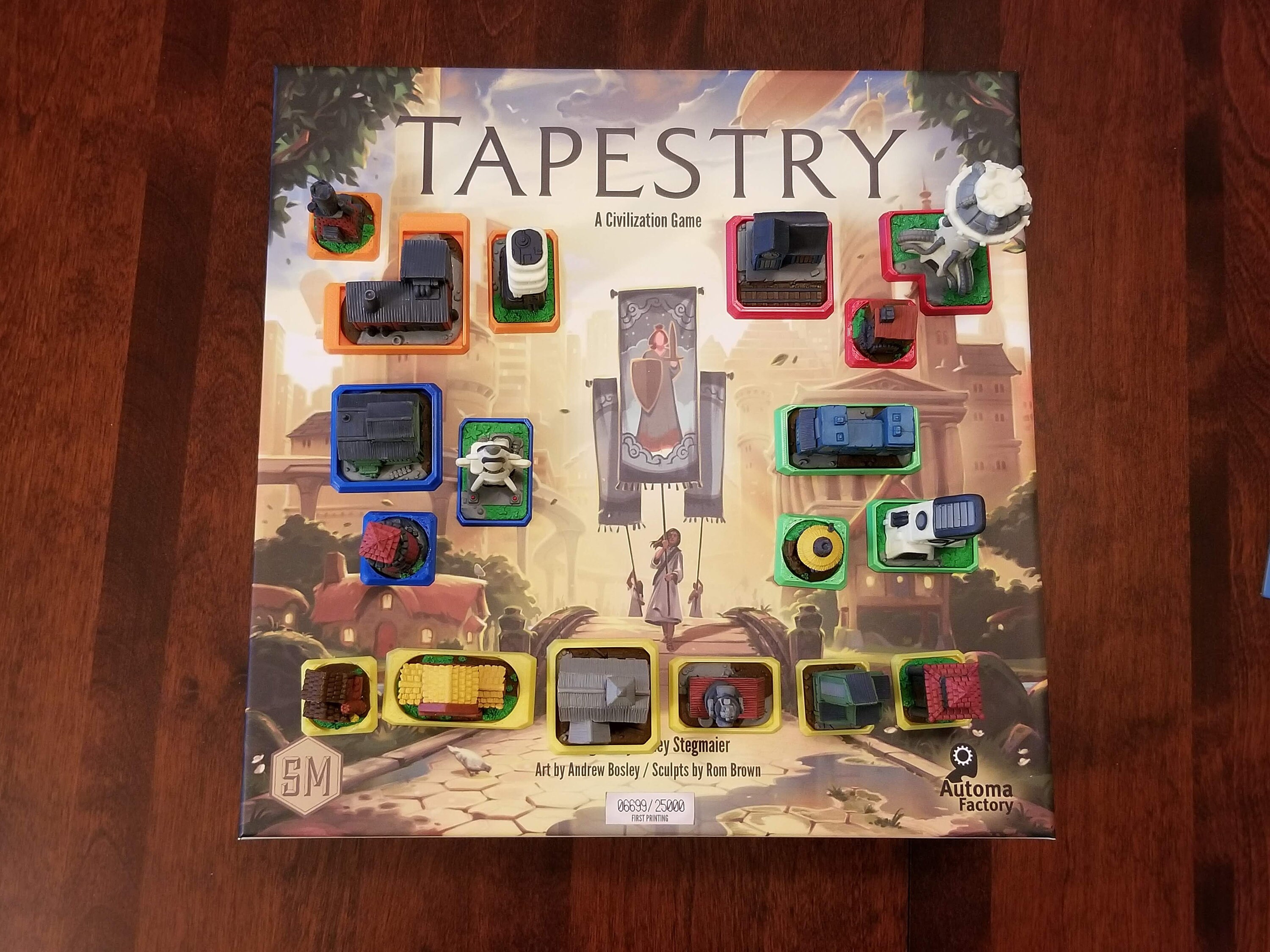 Tapestry Board Game Snap on Bases for Landmarks STL Files Etsy