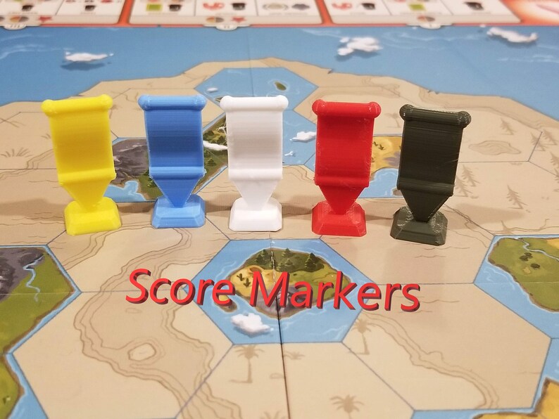 Tapestry Board Game Accessories Score Markers Advancement Etsy