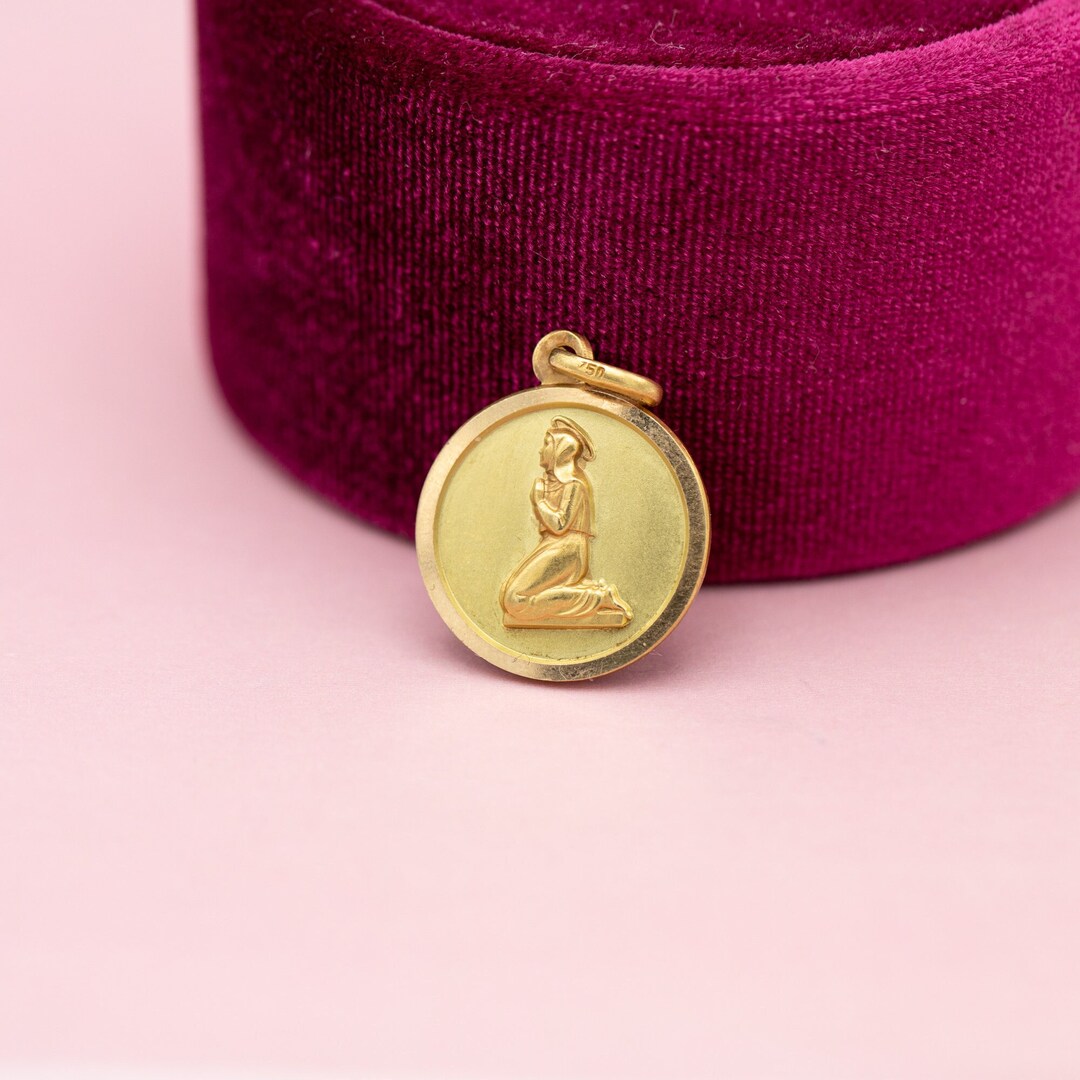 10k Yellow Gold Solid 3D Good Luck Dragon Charm Pendant – 1.46g Detailed