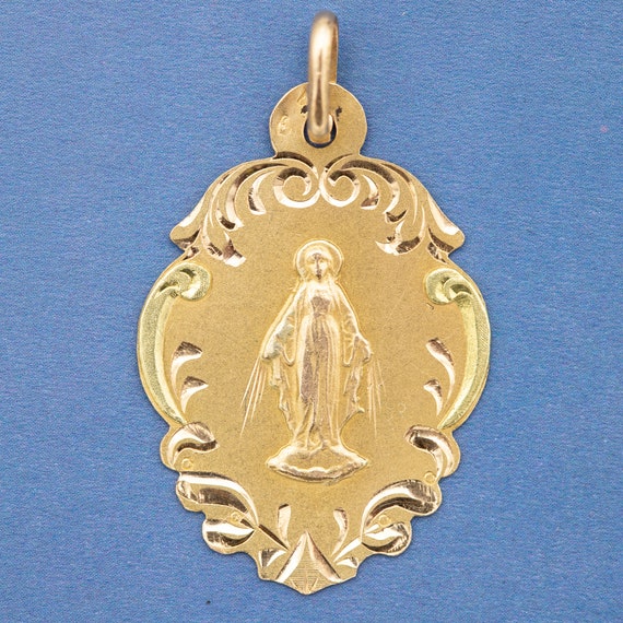 early 20th century French Virgin Mary - rare Flor… - image 6