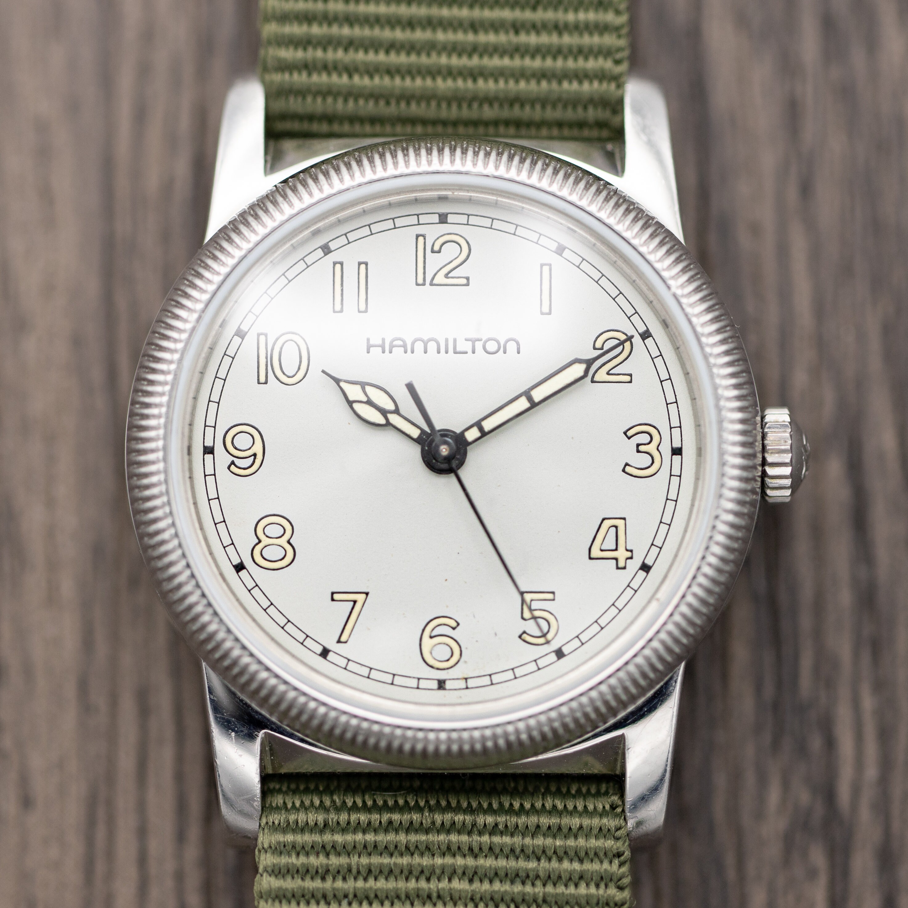 Hamilton Lancaster Vintage Military Inspired Quartz Watch Stainless Steel Ref. 9715 Two Straps Included read Description Etsy Canada
