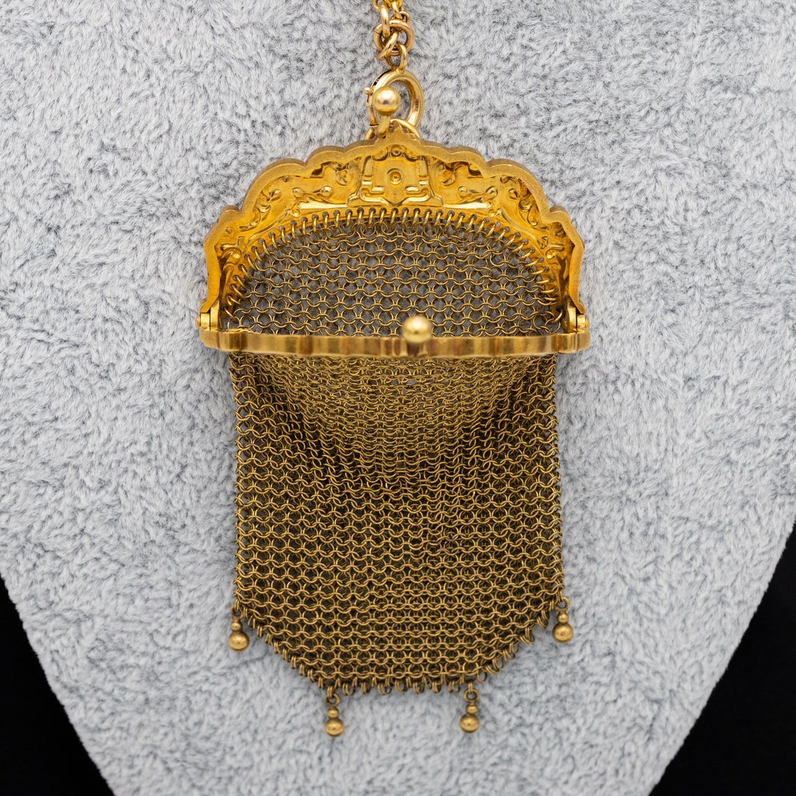 Antique Gold Mesh Purse Glamorous and Rare Purse Coin - Etsy