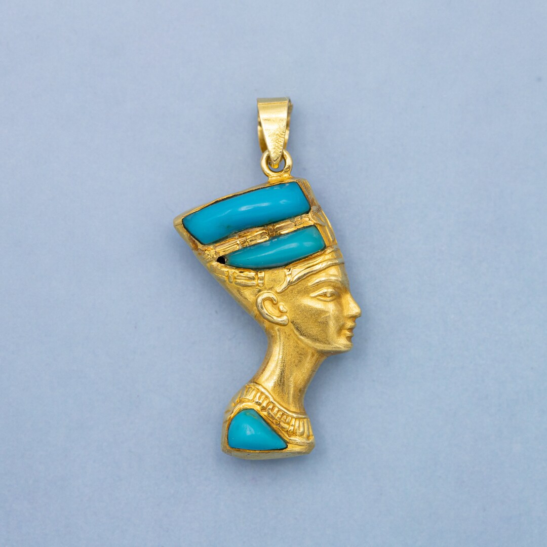 18 K Egyptian Charm Pendant 18 Ct Yellow Gold Charm Etsy