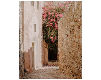Bougainvillea Photo Print Pink Floral Wall Art Monemvasia Greece Print Pink Flower Wall Decor Canvas Large Wall Art Gift For Her