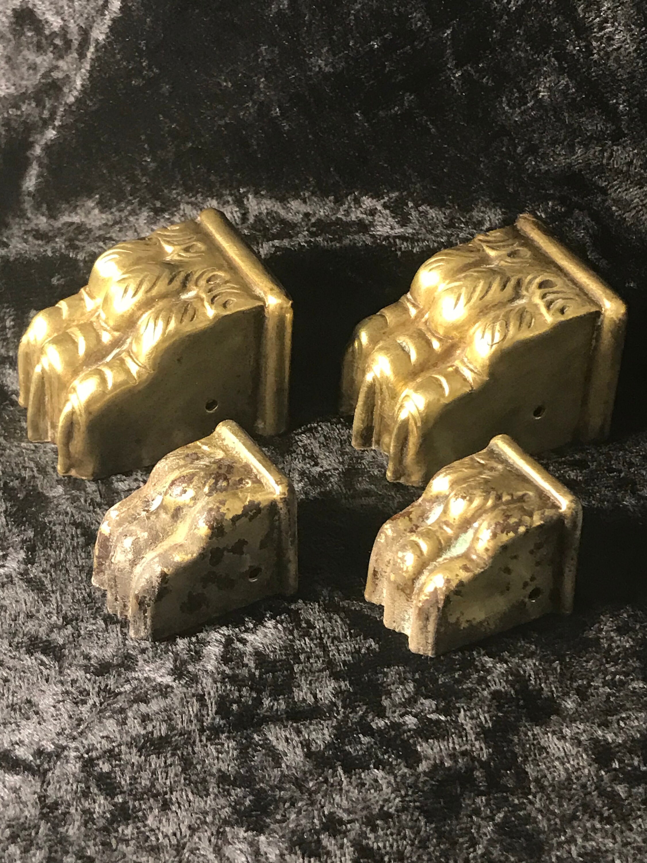 Lions Claw Feet Brass Toe Caps Medium Size Etsy