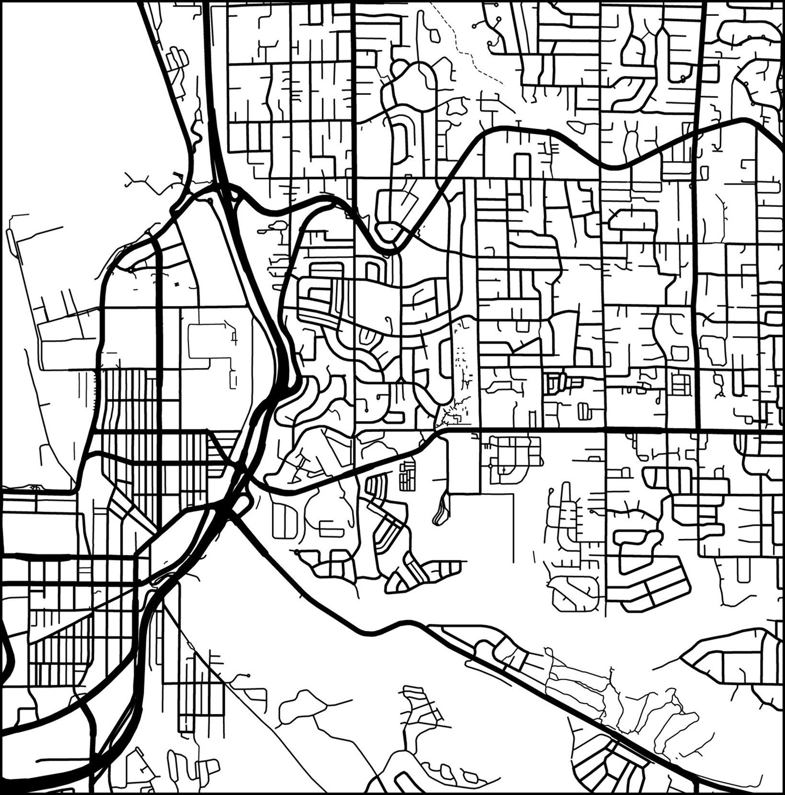 Renton Map Minimalist Map Renton Print Renton Poster Etsy