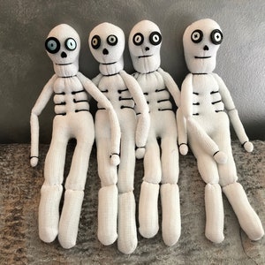 Halloween skeleton sock doll