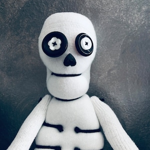 Halloween Skeleton Sock Doll - Etsy