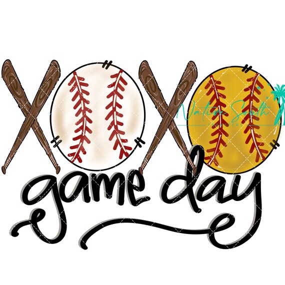 Game Day Softball Baseball Print/ Sports Design/ Sublimation Etsy