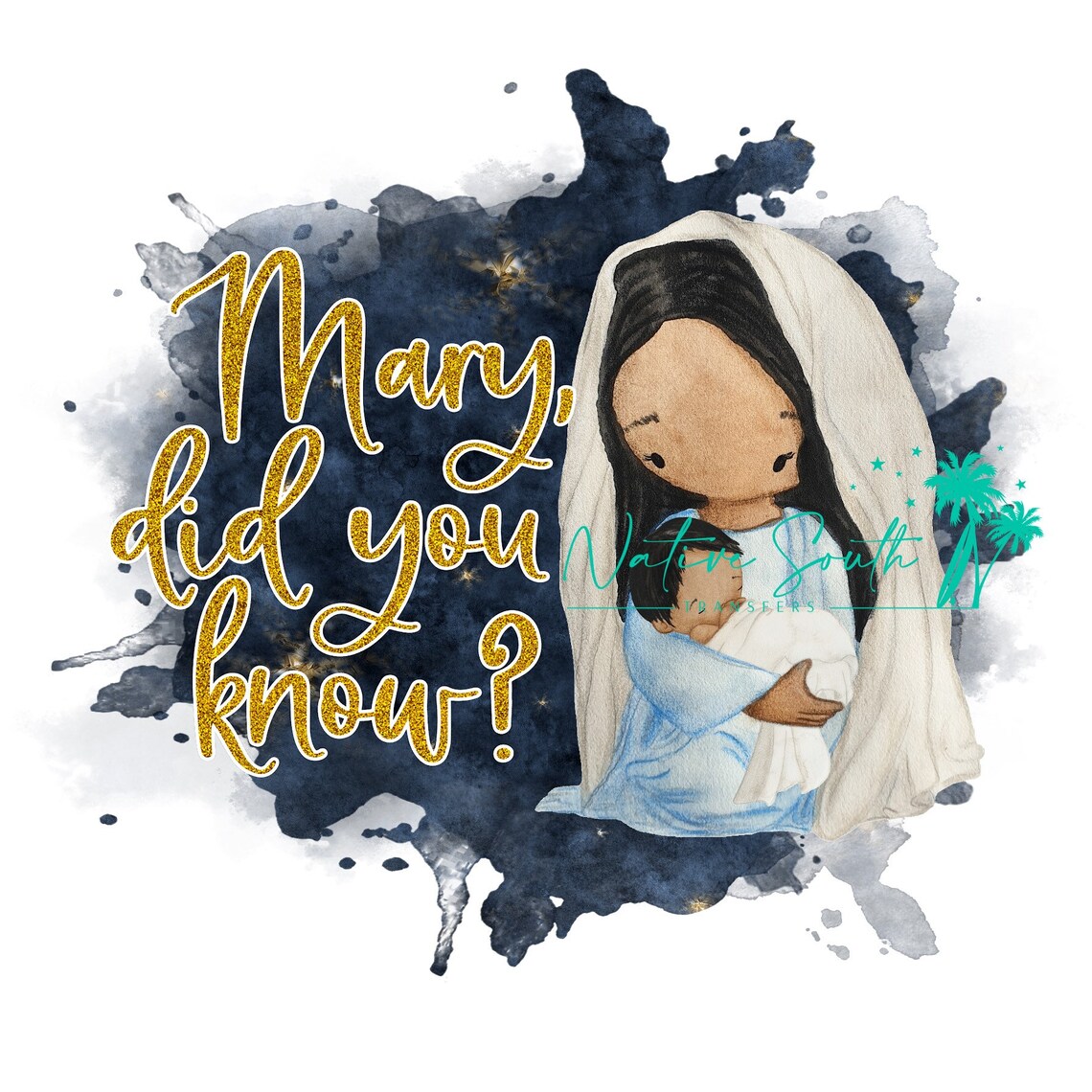 Mary Did You Know Print / Christmas Print/ Sublimation Etsy