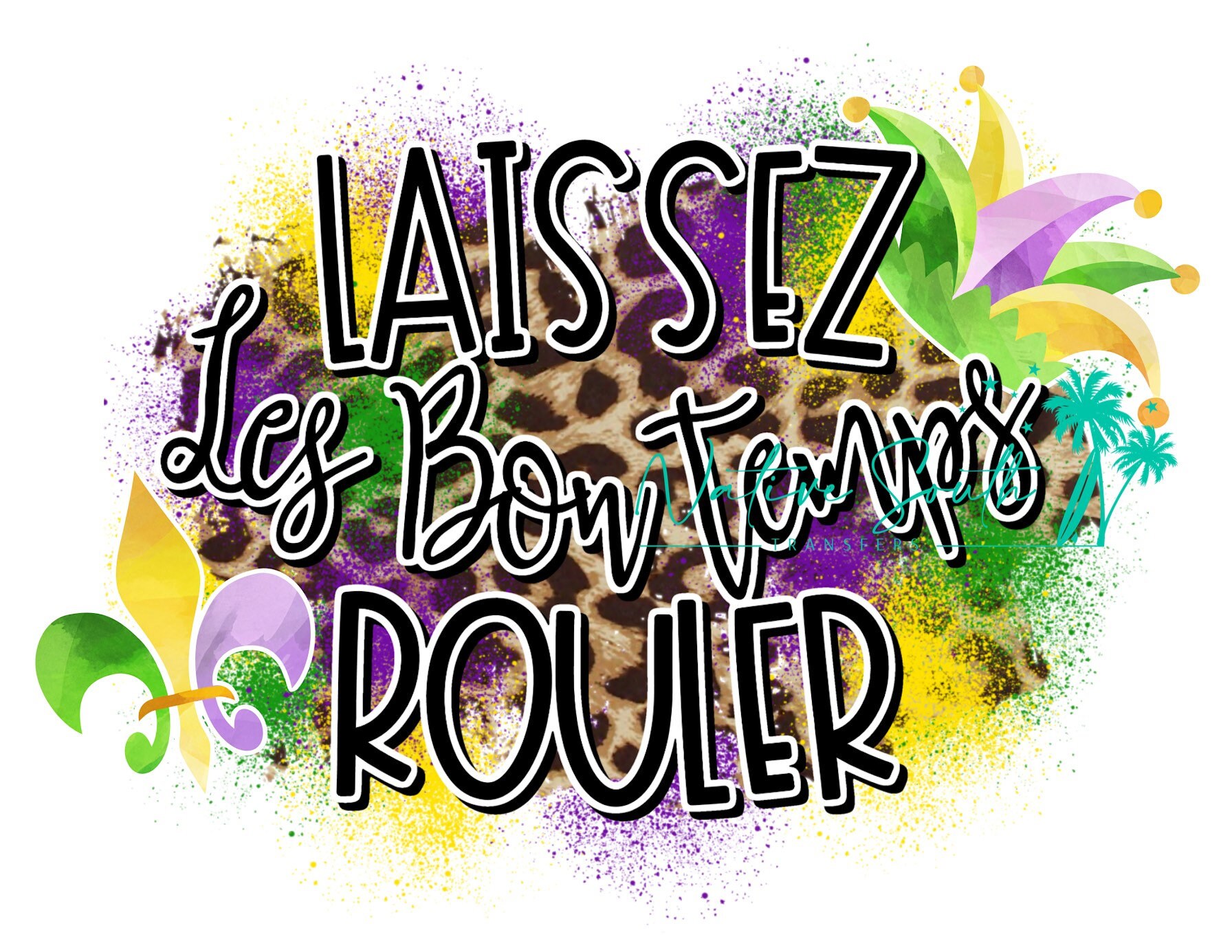Laissez Les Bon Temps Rouler Print / Mardi Gras Print/ - Etsy