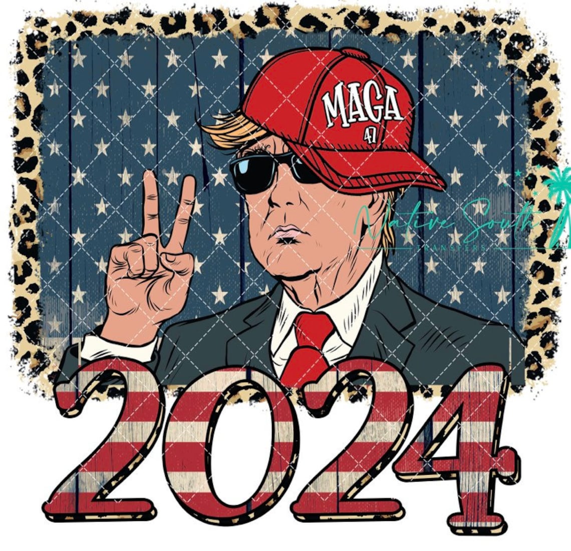 Trump 2024 print/ MAGA Print/ Sublimation Print/DIY Etsy