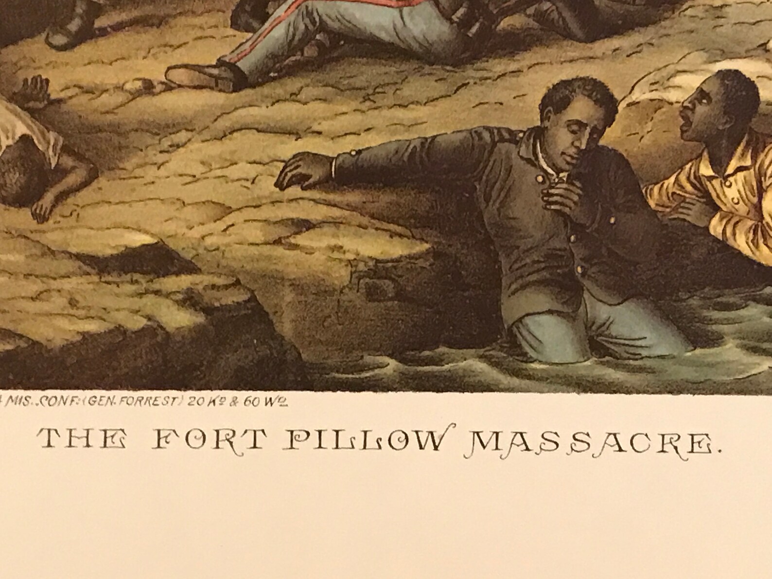 The Fort Pillow Massacre Copyrighted 1892 by Kurz & Allison Etsy