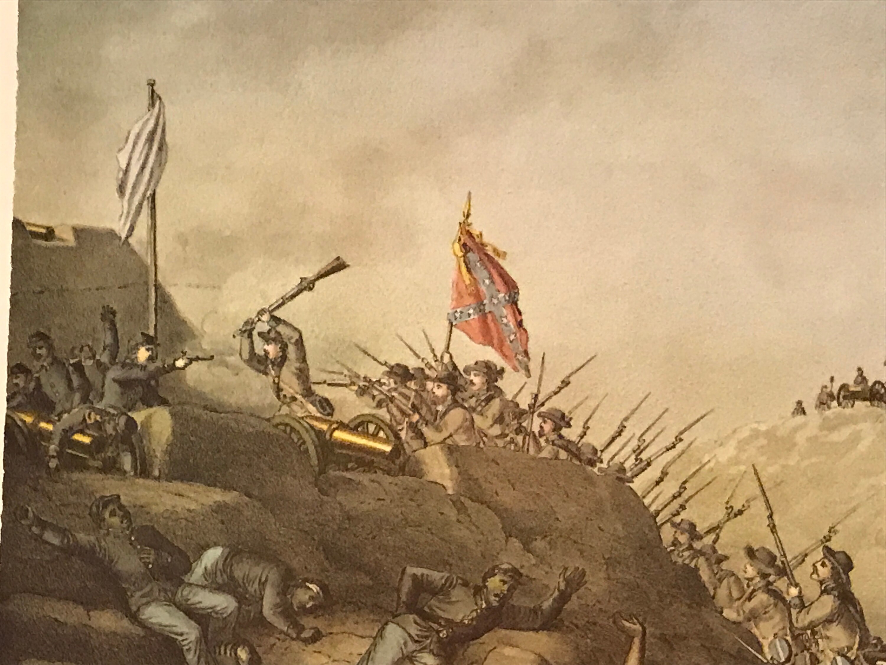 The Fort Pillow Massacre Copyrighted 1892 by Kurz & Allison Etsy