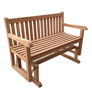 Teak Glider Bench