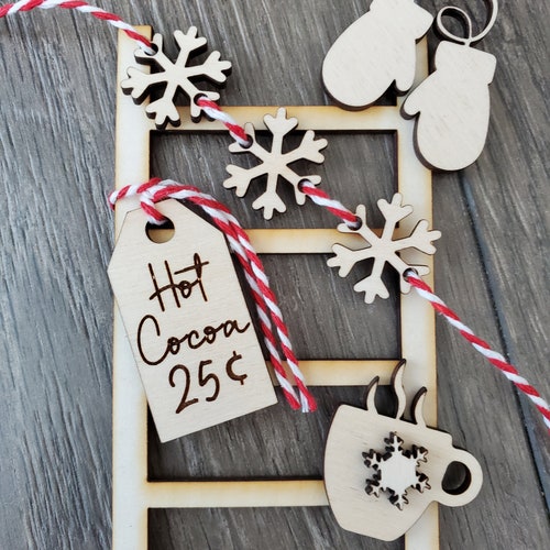 Ladder Tiered Tray Ladder DIY Home Decor Decorate Trays Etsy