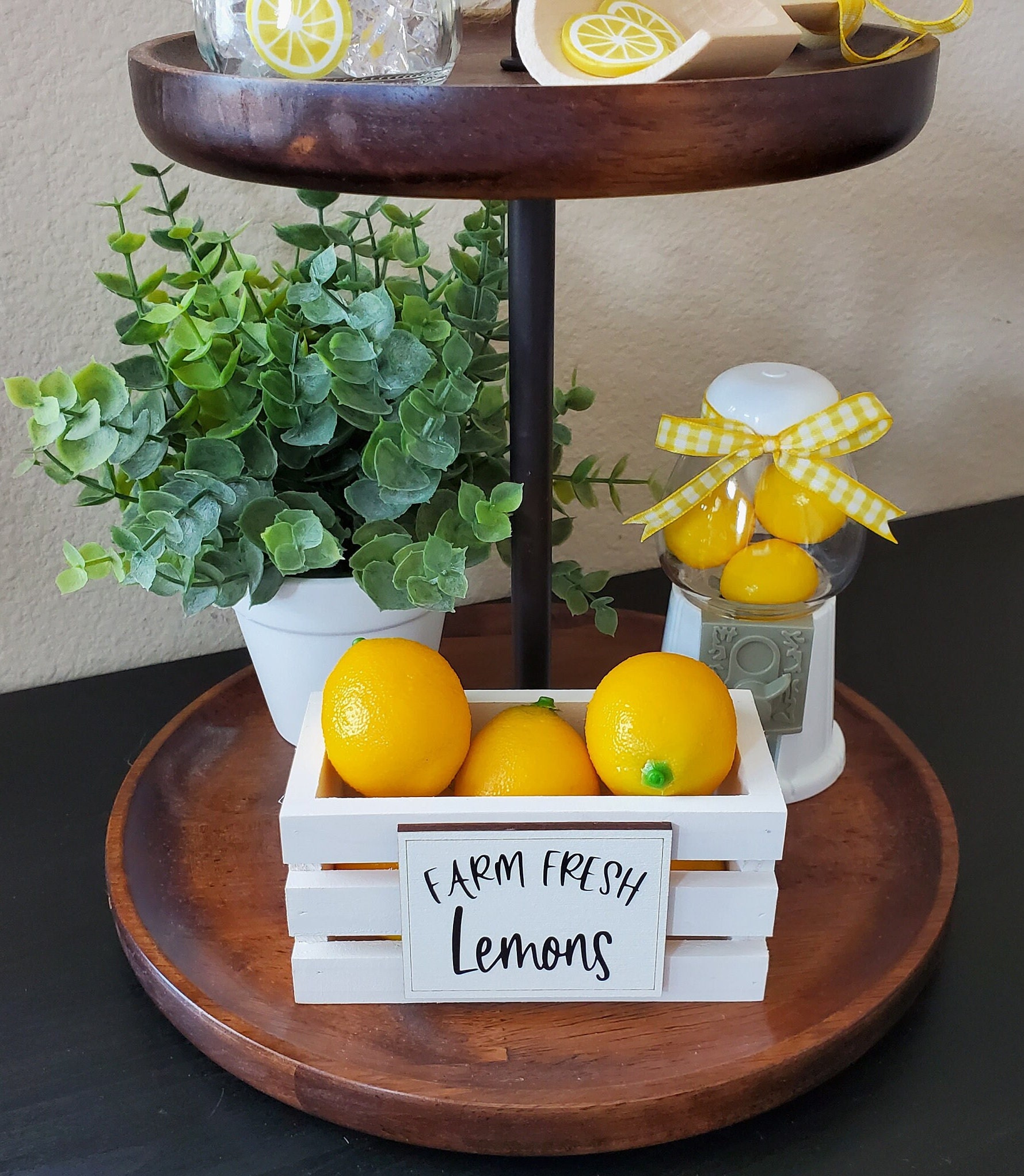 Decoración de limón / Mini caja de limón / Decoración de | Etsy España