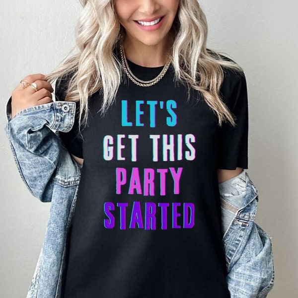 Fun Pink Concert T-Shirt - Let's Get This Party Started - Pop Rock Concert Shirt - P!ink Tour - 2000s Music Shirt - Nostalgic Shirt