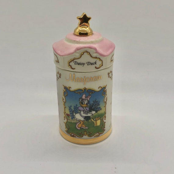 Walt Disney Spice Jar Collection Lenox Daisy Duck Marjoram Etsy