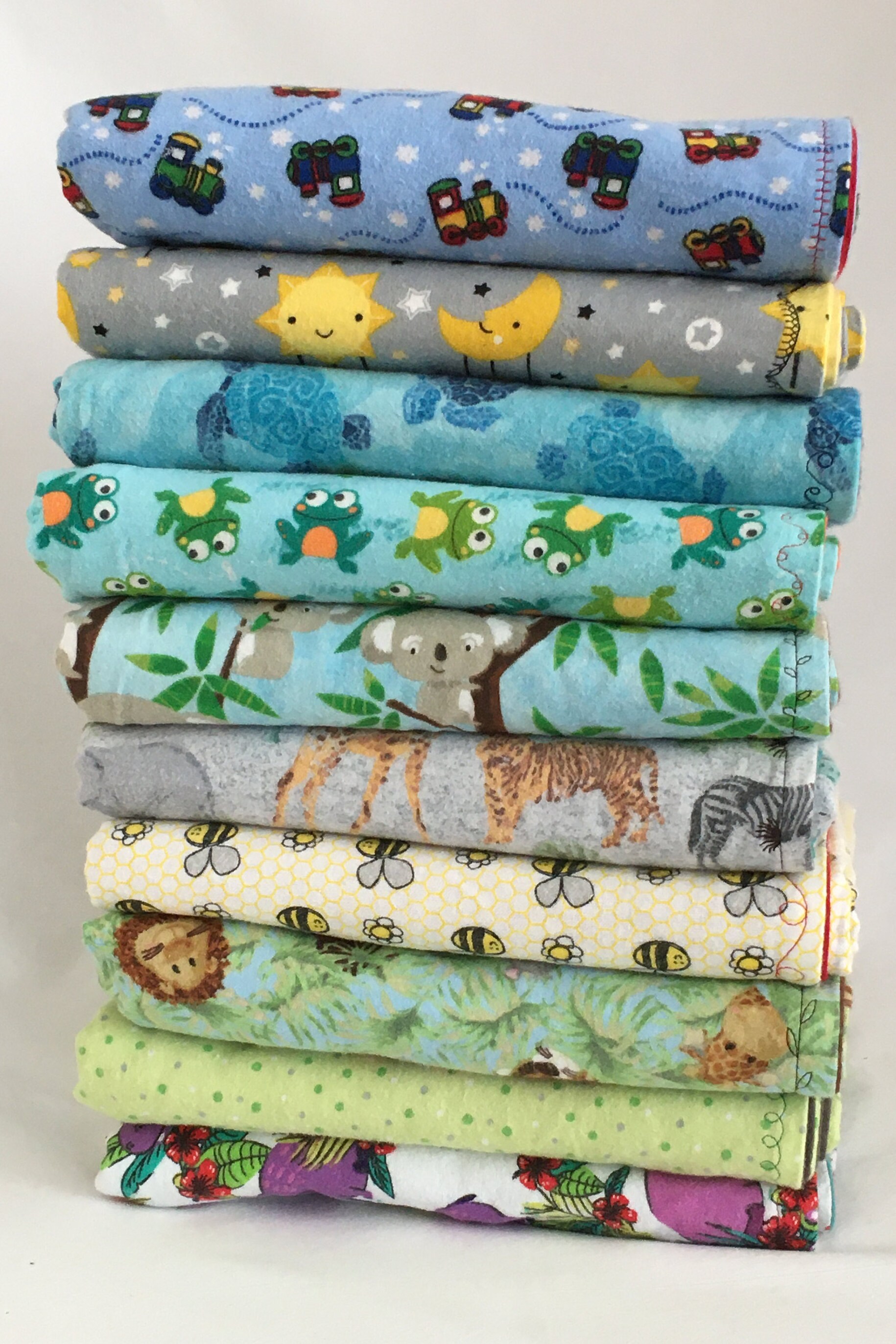 Large 40x40 soft handmade flannel baby blanket with Etsy