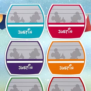 Disney SKYLINER STICKERS PERSONALIZED / Disney Skyliner / Disney Gondola Sticker /Laptop Sticker /Disney World Sticker /Disney Parks Sticker