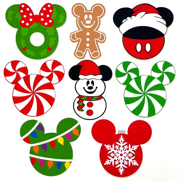 Mix and Match Disney Holiday Decorations / Christmas Decor / Disney Holiday / Window and Wall Decoration / Disney Resort Room Decoration