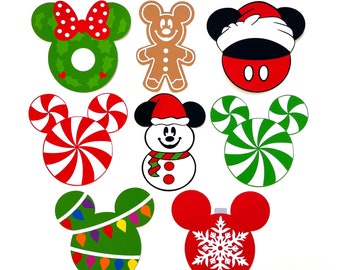 Disney Holiday Decorations / Christmas Decor / Disney Holiday / Window and Wall Decoration / Disney Resort Room Decoration / Mix and Match
