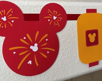 Disney Inspired Lunar New Year Banner | Disney Banner l Lunar New Year Decoration | Lunar New Year Garland |Disney Resort Room Decoration