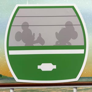 Disney MINI SKYLINER BANNER / Disney Skyliner / Disney Gondola / Skyliner Garland / Disney Banner / Disney Resort Room Decoration image 8