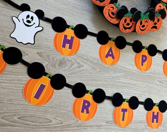 Produktbild von Schrecklich Themed Geburtstag Girlande Happy Birthday Banner