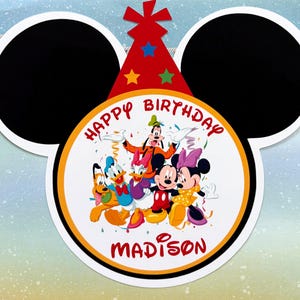 4 Disney Birthday Decorations / Disney Party  / Disney Window and Wall Decoration / Birthday Celebration / Disney Resort Room Decoration