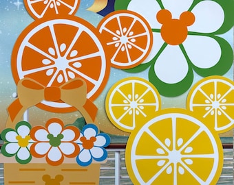 4 Mix and Match Disney Spring Decorations / Spring Decor / Disney Decorations / Window Decoration / Disney Resort Room Decoration