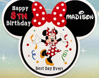 4 Disney Birthday Decorations / Disney Party  / Disney Window and Wall Decoration / Birthday Celebration / Disney Resort Room Decoration