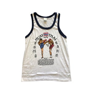 Muay Thai Kickboxing Graphic Tank Top