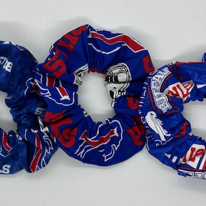 Buffalo Bills scrunchie (not a licensed NFL product)