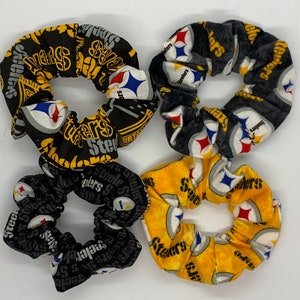 Steelers Scrunchies (not a licensed NFL product)
