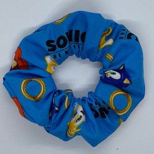 Sonic the Hedgehog scrunchie