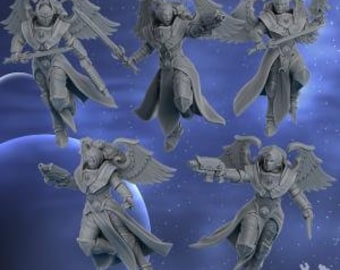 Silver Moon Daughter Lunar Angels Preassembled (5)